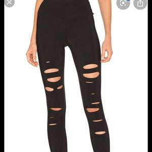 Alo warrior black leggings size M